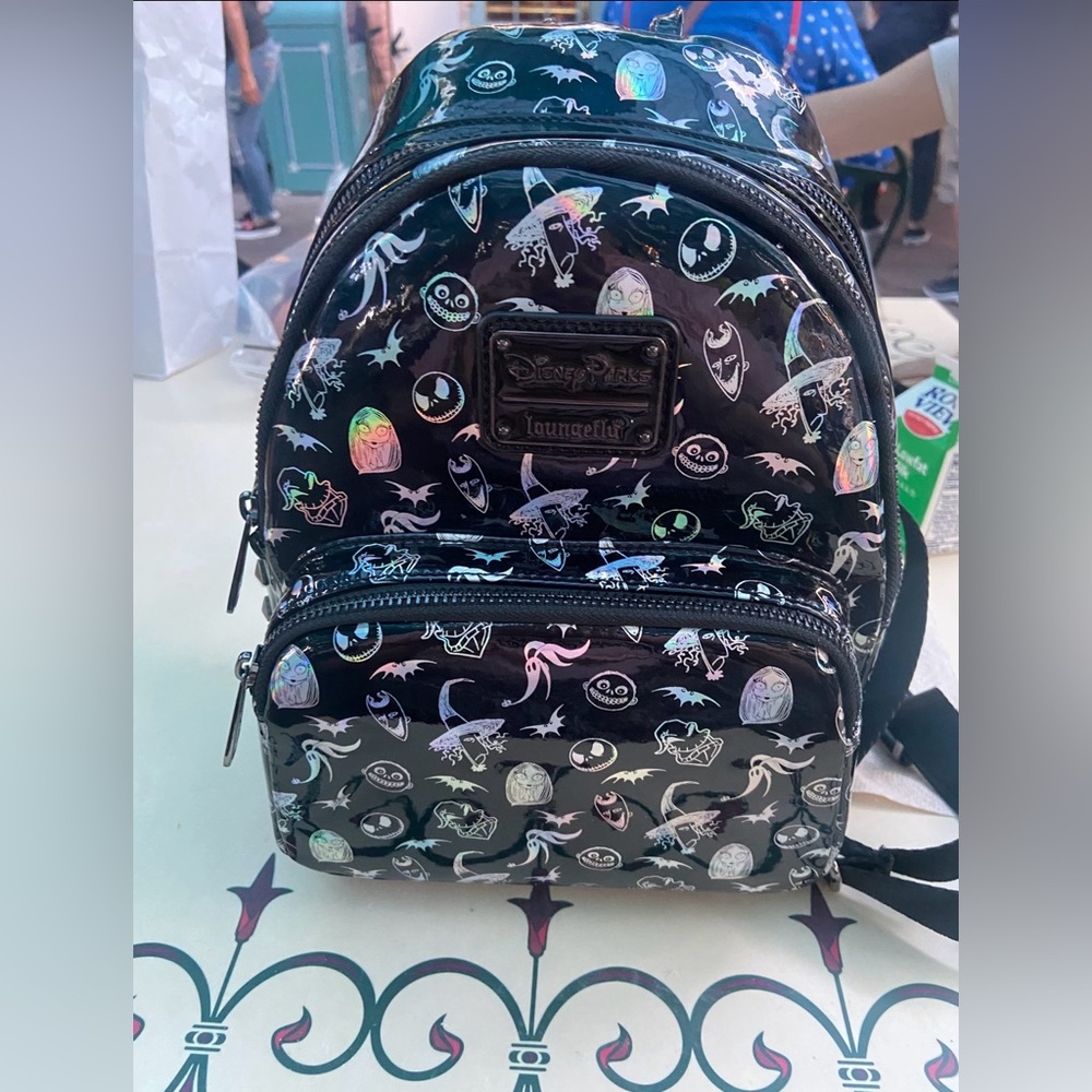 Loungefly x Disney Nightmare Before Christmas Iridescent Mini Backpack